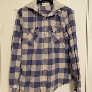 Hooded Denim & Supply Flannel
